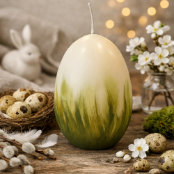 CANDLE EGG GRASS
