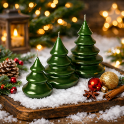 CANDLE CHRISTMAS TREE RING