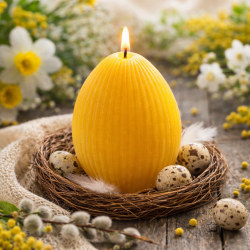 CANDLE EGG RYFLOWANE